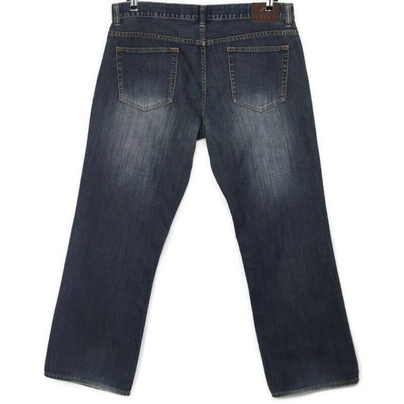 Perry Ellis Straight Jeans Distressed 38 x 30 Actual 38 x‎ 31 - Picture 1 of 11